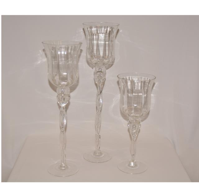 Rental store for Ribbed Twisted Wine Goblet in Santa Ana CA