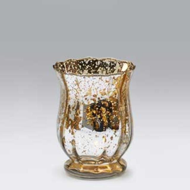 Rental store for Gold Mercury Hurricane Vase in Santa Ana CA